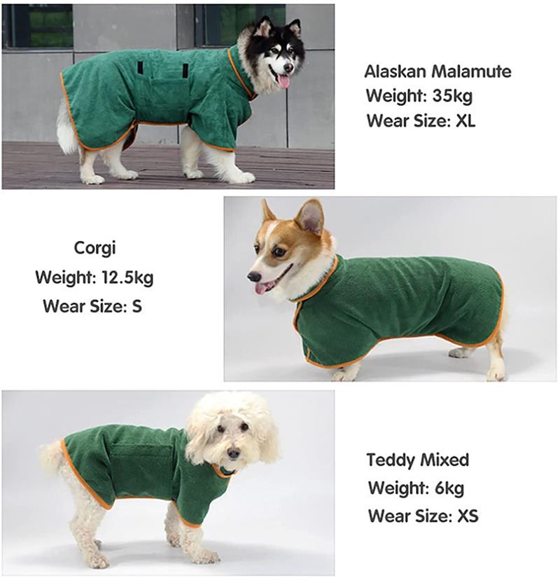 Super Absorbent Pet Bathrobe