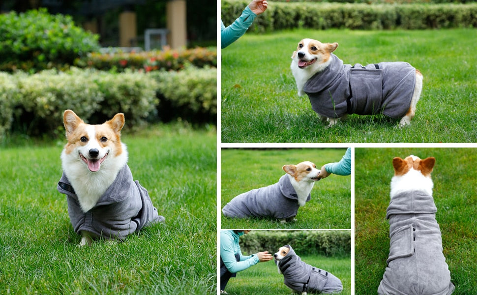 Super Absorbent Pet Bathrobe